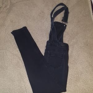 Black overalls